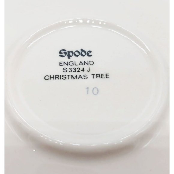 Vintage Spode Christmas Tree Santa’s Sleigh Decorative Candy Bowl & FREE Plate - Picture 16 of 16